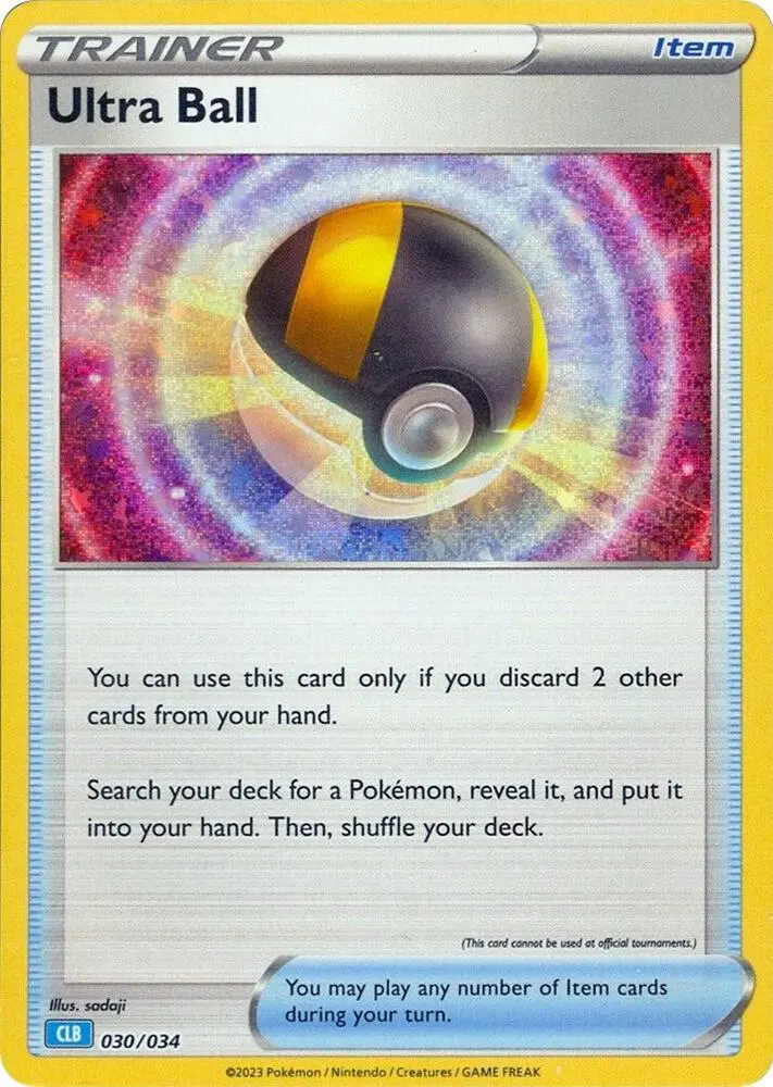 Carte Pokémon Ultra Ball #030 — Deck Tortank & Suicune-ex