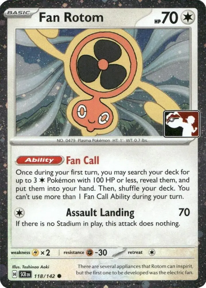 Fan Rotom #118/142 S7 — Play! Pokémon Prize Pack Series