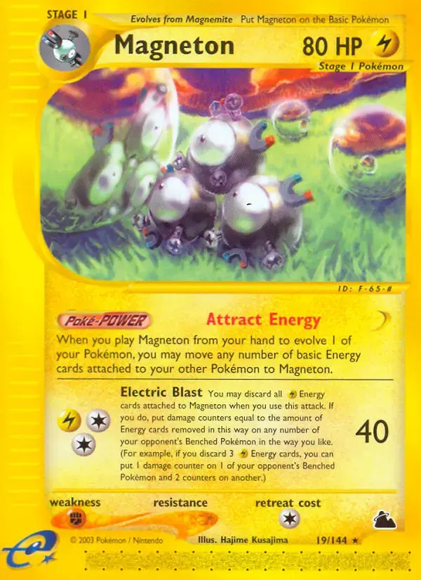Carte Pokémon Magnéton #19 — Skyridge