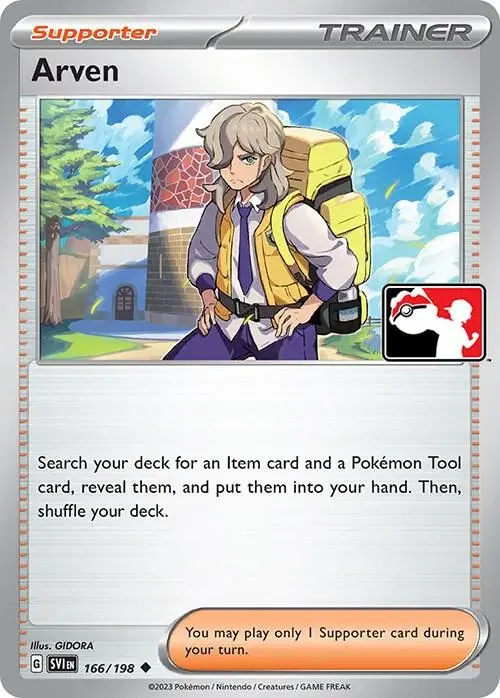 Arven #166/198 S4 — Play! Pokémon Prize Pack Series