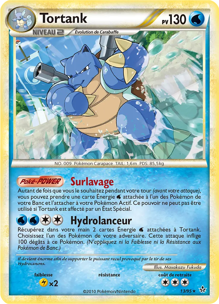 Carte Pokémon Tortank #013 Cracked Ice — Déchaînement