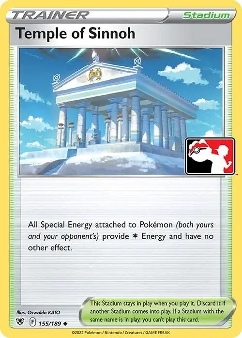 Temple of Sinnoh #155/189 S3 — Play! Pokémon Prize Pack Series