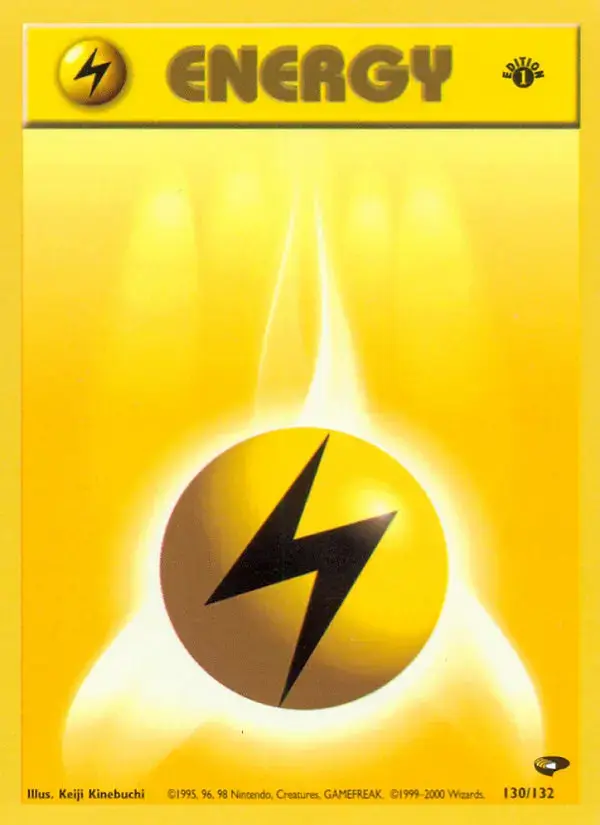 Carte Pokémon Énergie Électrique #130 — Gym Challenge