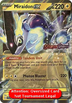 Carte Pokémon Miraidon-ex #081 Stamp — Écarlate et Violet