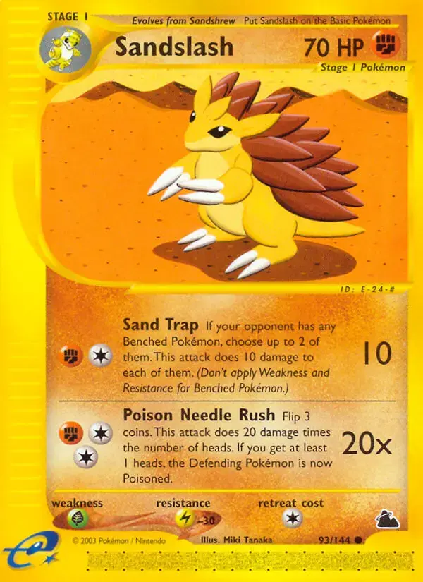 Carte Pokémon Sablaireau #93 — Skyridge