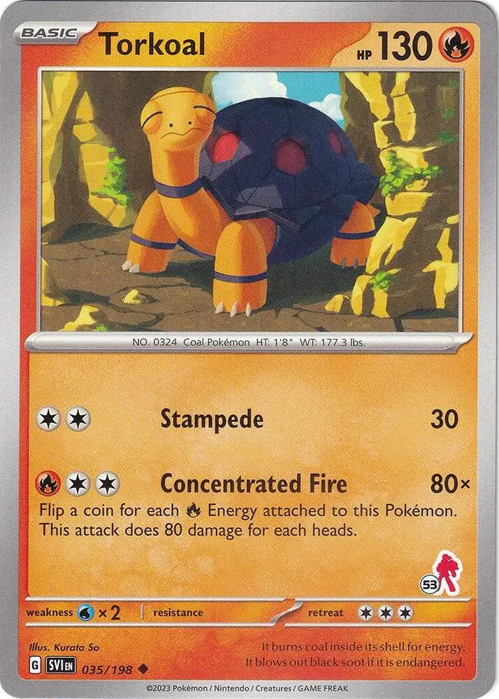 Torkoal #Armarouge 53 — Battle Academy 2024
