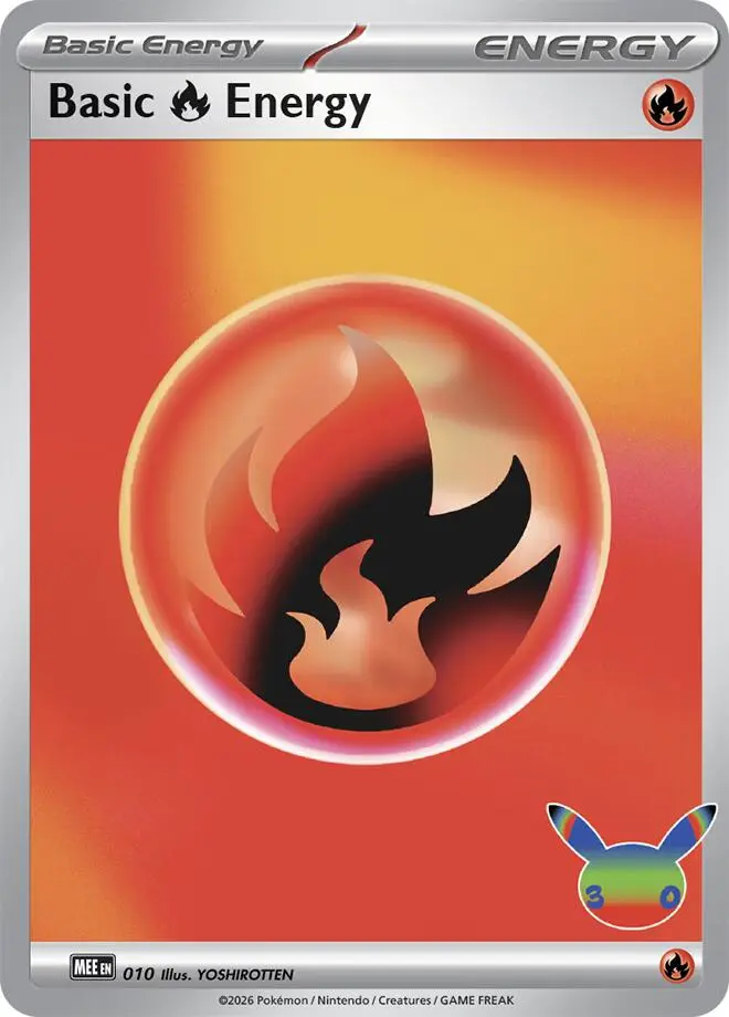 Fire Energy #010 — Mega Evolution Energy
