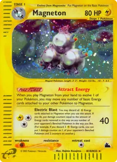 Carte Pokémon Magnéton #H18 — Skyridge