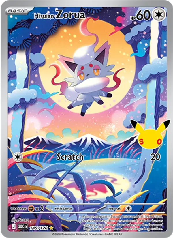 Hisuian Zorua #145 — 30th Celebration