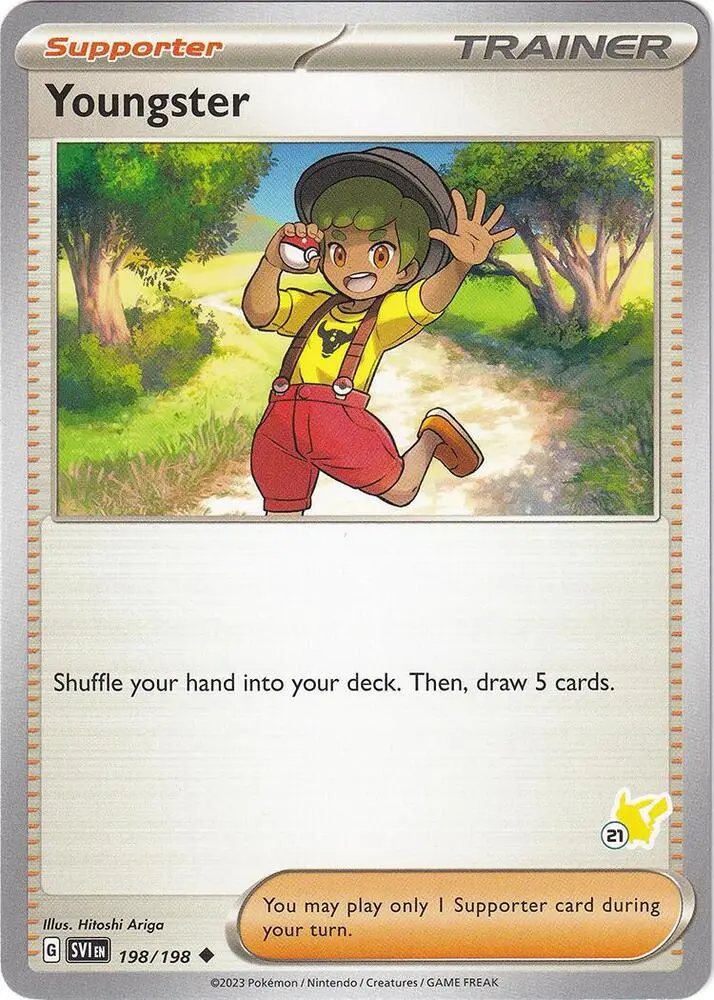 Youngster #Pikachu 21 — Battle Academy 2024