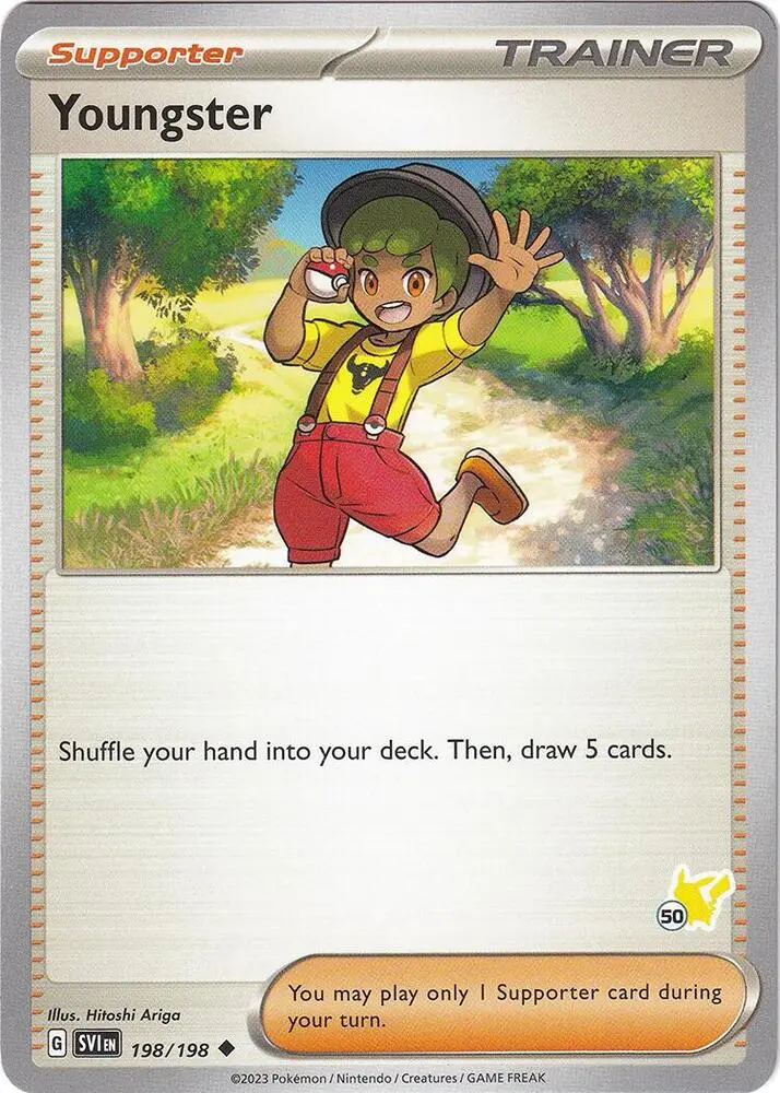 Youngster #Pikachu 50 — Battle Academy 2024