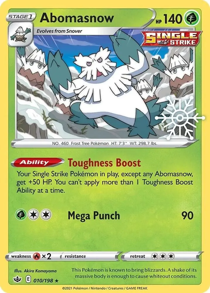 Carte Pokémon Blizzaroi #010 Stamp — Règne de Glace