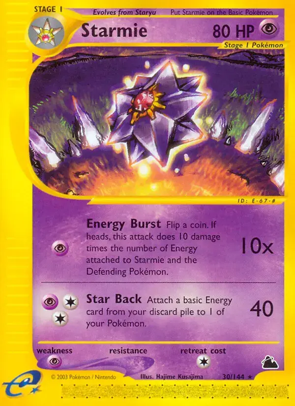 Carte Pokémon Staross #30 — Skyridge