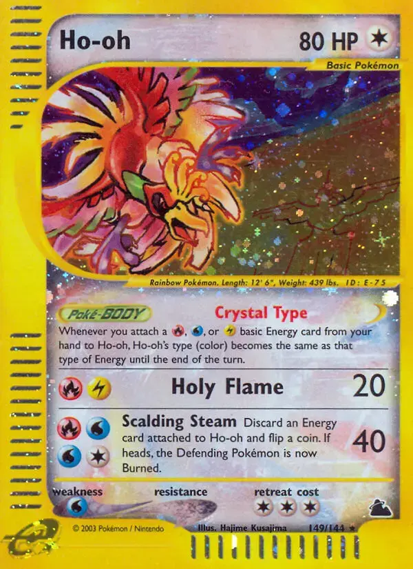 Carte Pokémon Ho-oh #149 — Skyridge
