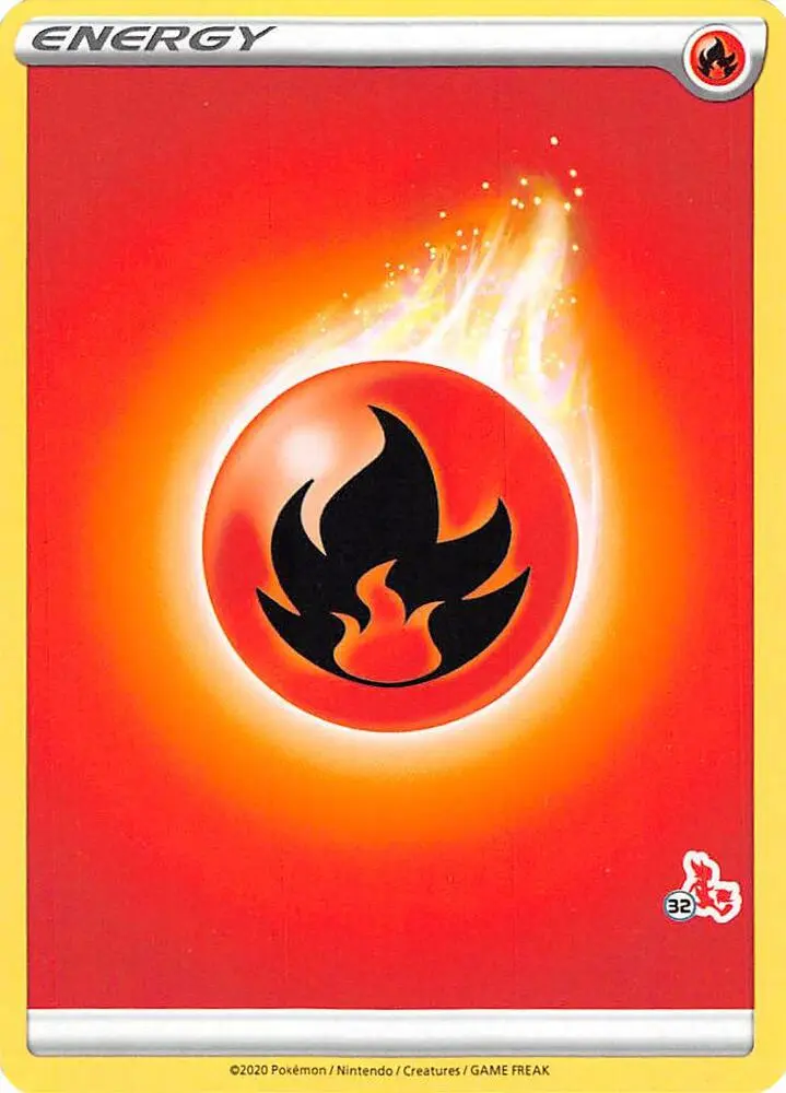 Fire Energy #Cinderace 32 — Battle Academy 2022