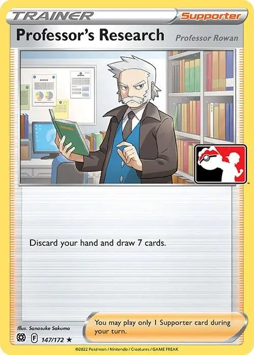 Carte Pokémon Recherches Professorales #147/172 S2 — Play! Pokémon Prize Pack Series
