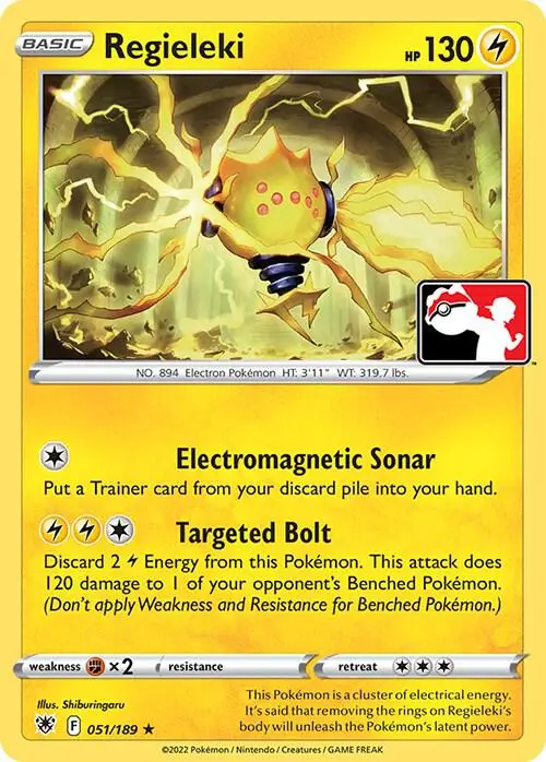 Regieleki #051/189 S3 — Play! Pokémon Prize Pack Series