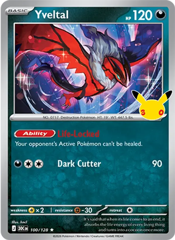 Yveltal #100 — 30th Celebration
