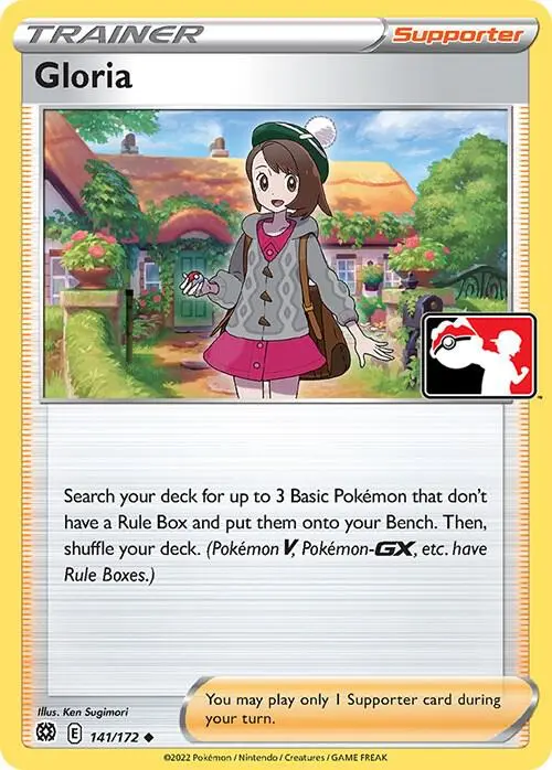 Gloria #141/172 S2 — Play! Pokémon Prize Pack Series