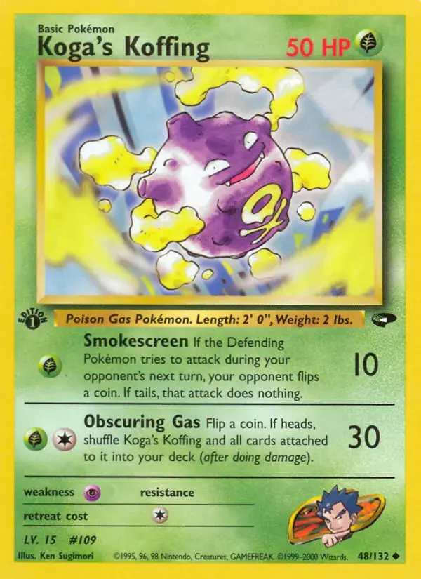 Carte Pokémon Koga's Smogo #48 — Gym Challenge