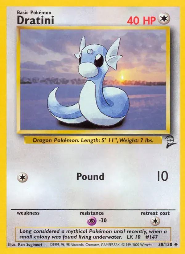 Carte Pokémon Minidraco #38 — Base Set 2