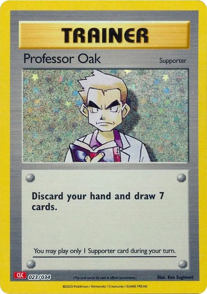 Carte Pokémon Professor Oak #023 — Deck Dracaufeu & Ho-Oh-ex