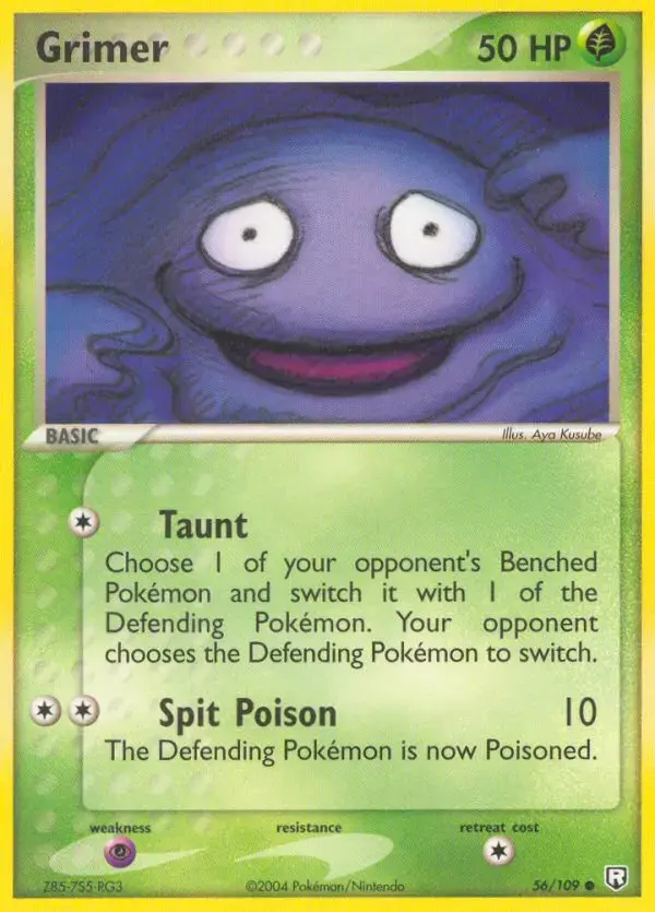 Carte Pokémon Tadmorv #56 — EX Team Rocket Returns