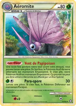 Carte Pokémon Aéromite #011 Non Holo — Triomphe