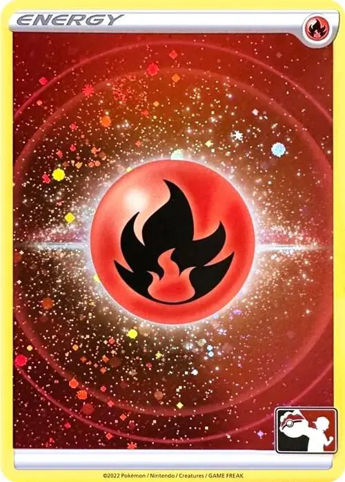Fire Energy #No. 002 S3 Holo — Play! Pokémon Prize Pack Series