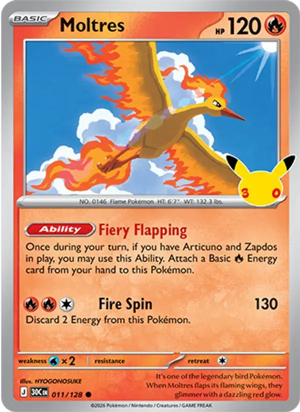 Moltres #011 — 30th Celebration