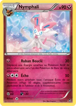 Carte Pokémon Nymphali #072 Cracked Ice — Poings Furieux