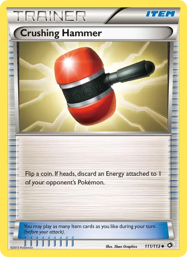 Carte Pokémon Crushing Hammer #111 — Trésors Légendaires