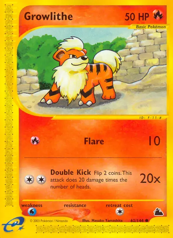 Carte Pokémon Caninos #62 — Skyridge