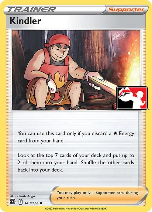 Kindler #143/172 S2 — Play! Pokémon Prize Pack Series
