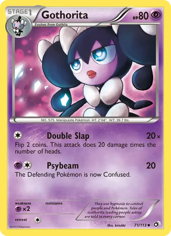 Carte Pokémon Gothorita #71 — Trésors Légendaires