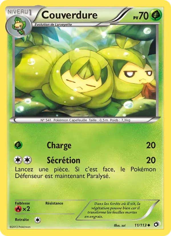Carte Pokémon Couverdure #11 — Trésors Légendaires