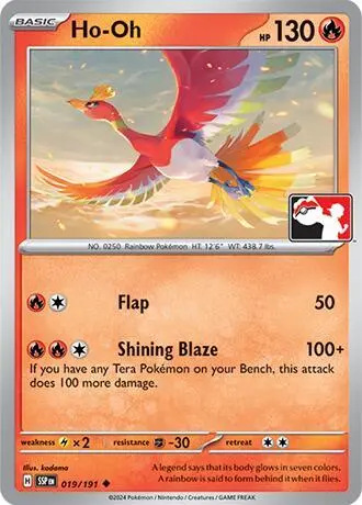 Ho-Oh #019/191 S7 — Play! Pokémon Prize Pack Series