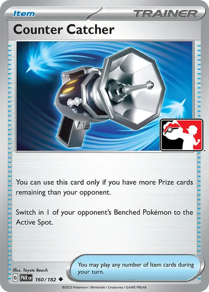 Counter Catcher #160/182 S6 Holo — Play! Pokémon Prize Pack Series