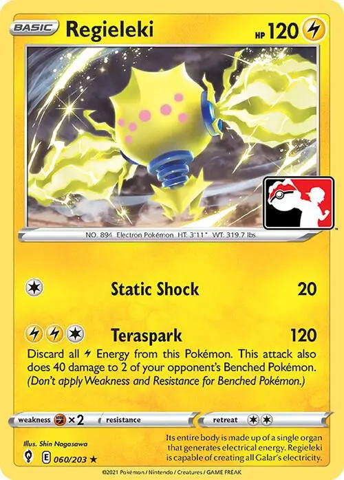 Regieleki #060/203 S1 — Play! Pokémon Prize Pack Series