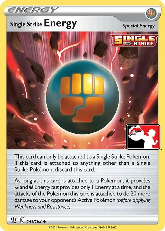 Single Strike Energy #141/163 S2 — Play! Pokémon Prize Pack Series