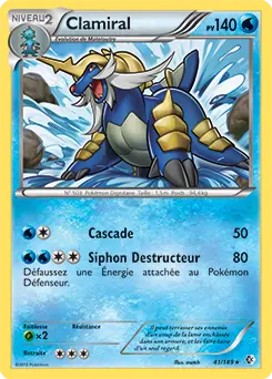 Carte Pokémon Clamiral #041 Cosmos — Frontières Franchies