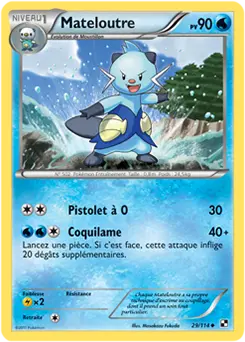 Carte Pokémon Mateloutre #029 Cracked Ice — Noir et Blanc