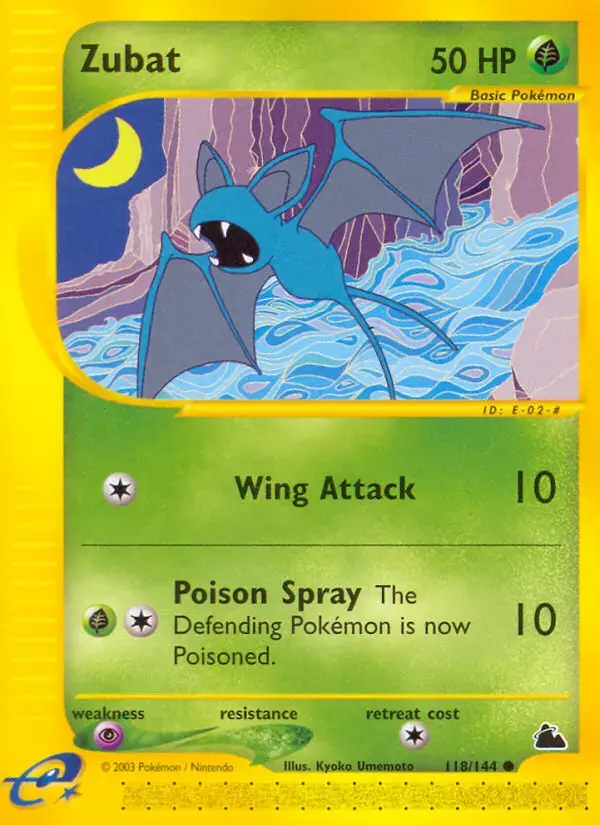 Carte Pokémon Nosferapti #118 — Skyridge