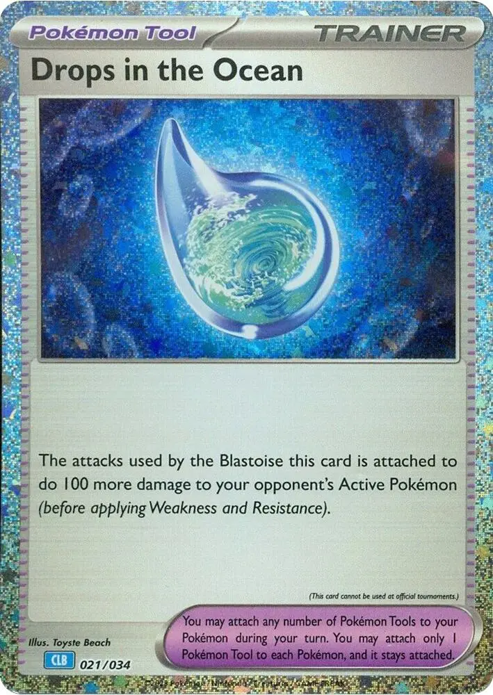 Carte Pokémon Drops in the Ocean #021 — Deck Tortank & Suicune-ex