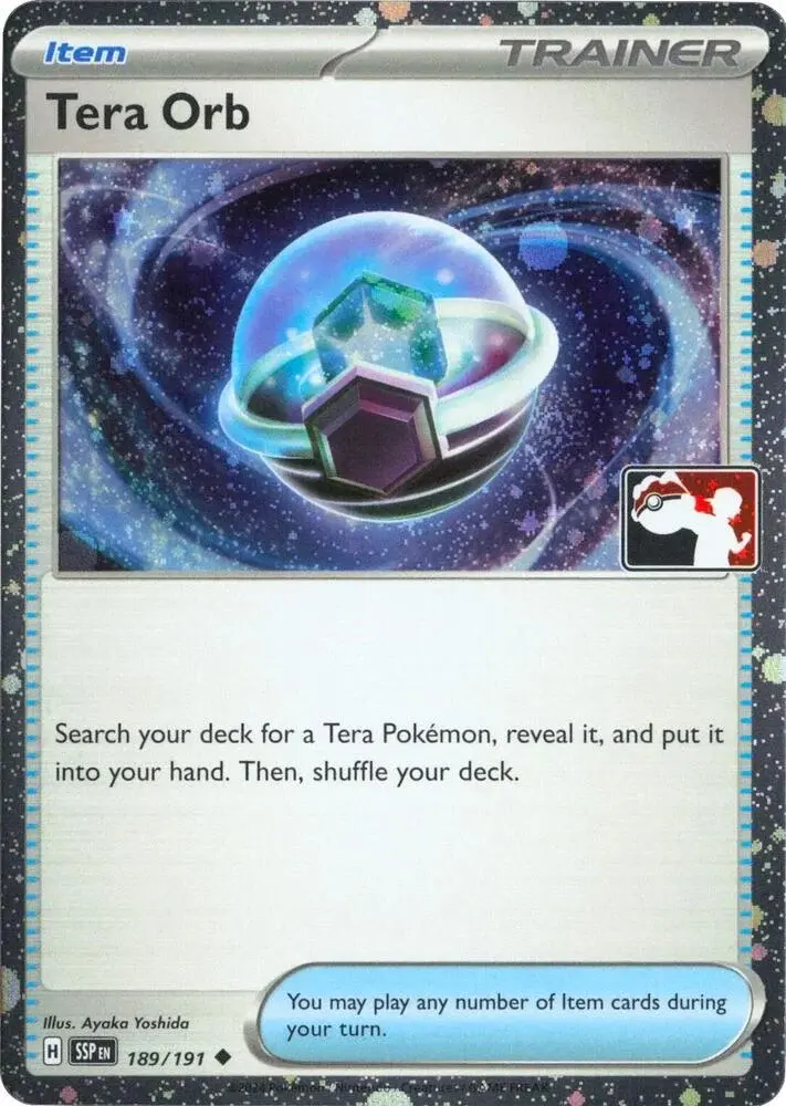 Tera Orb #189/191 S7 — Play! Pokémon Prize Pack Series