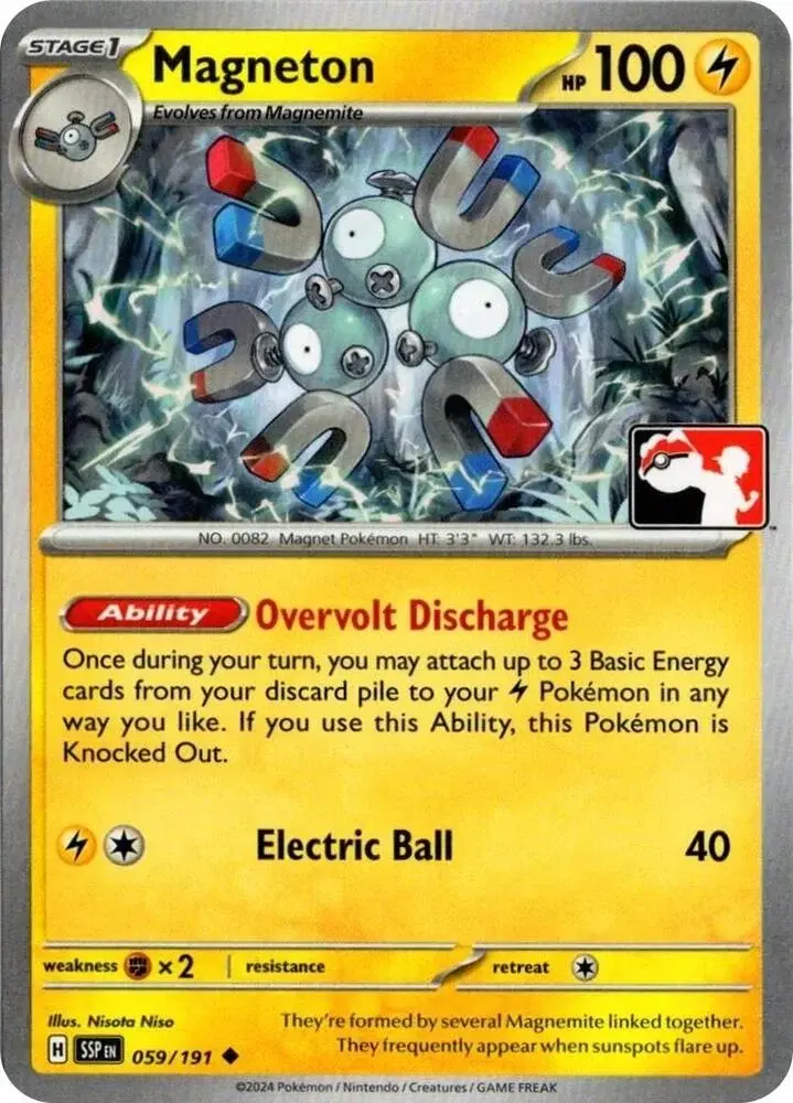 Magneton #059/191 S7 — Play! Pokémon Prize Pack Series