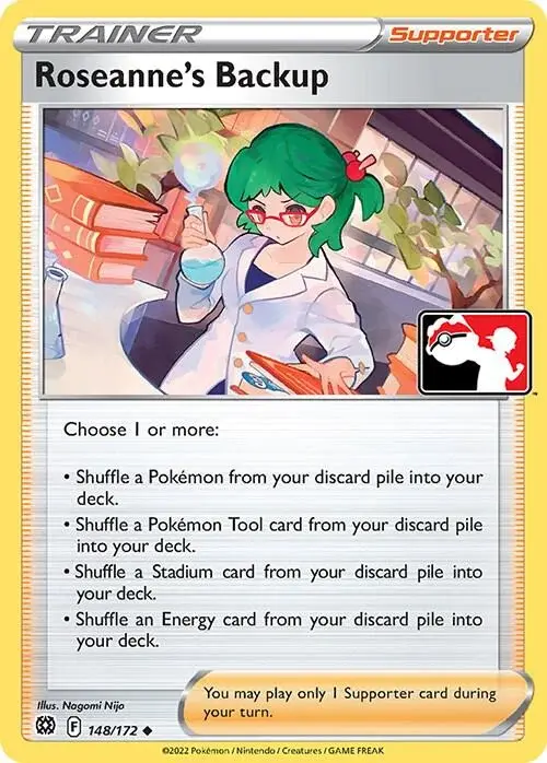 Roseanne's Backup #148/172 S3 — Play! Pokémon Prize Pack Series