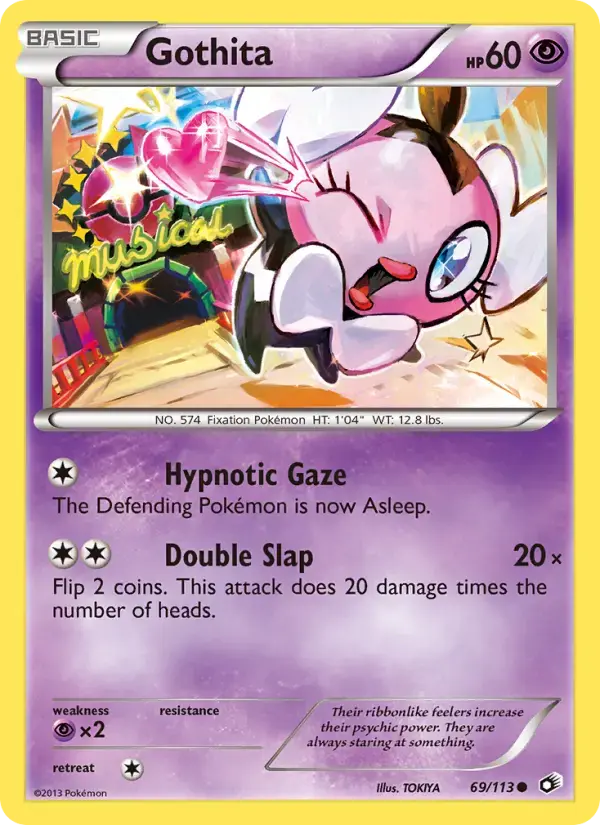 Carte Pokémon Gothita #69 — Trésors Légendaires