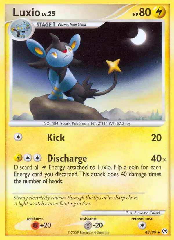 Carte Pokémon Luxio #43 — Arceus
