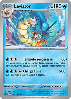 Carte Pokémon Léviator #043 Cosmos — Évolutions à Paldea